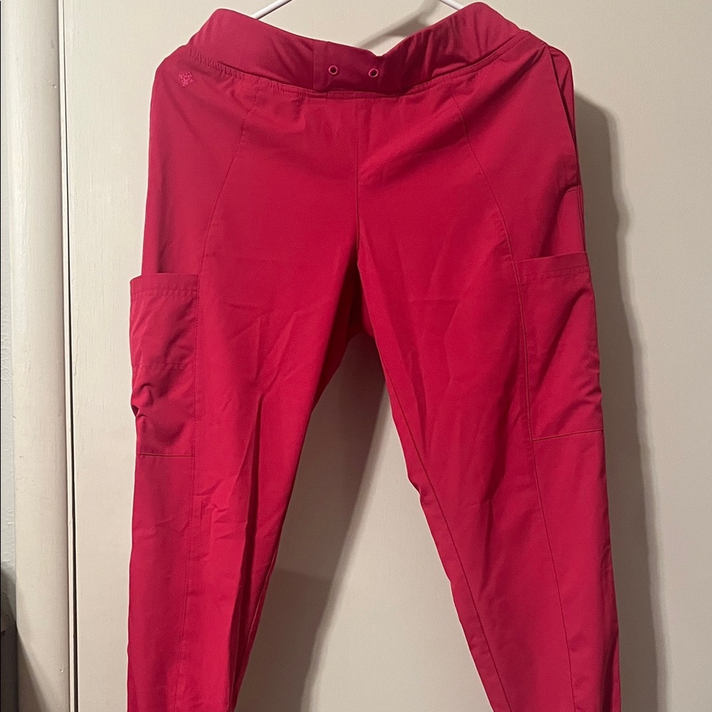 Hot Pink Med Couture Scrub Joggers